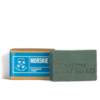 4szpaki - Morskie - mydło naturalne z glonami 110 g