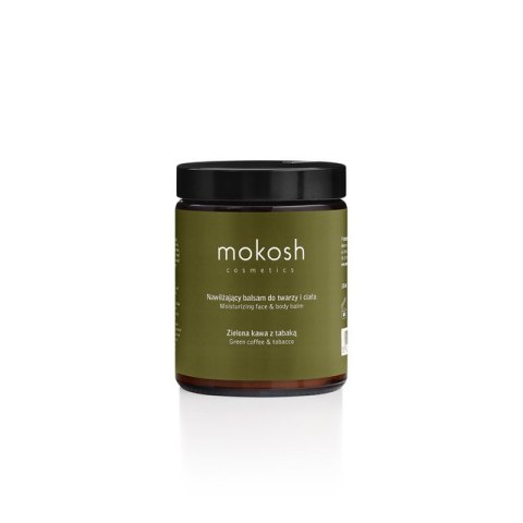 Nawilżający balsam do twarzy i ciała Zielona kawa z tabaką 180 ml Nawilżający balsam do twarzy i ciała Zielona kawa z tabaką 180 ml