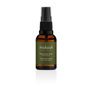mokosh - Olejek do brody i włosów Zielona kawa z tabaką 30 ml