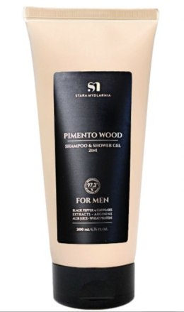 Stara Mydlarnia Pimento Wood for Men 2w1 szampon i żel pod prysznic 200 ml