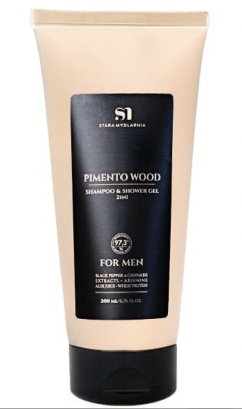 Pimento Wood for Men 2w1 szampon i żel pod prysznic 200 ml Pimento Wood for Men 2w1 szampon i żel pod prysznic 200 ml