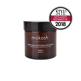 mokosh - Regenerujący krem do twarzy anti-pollution Malina 60 ml