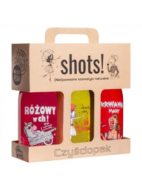 Shots! Czyściopak Damski - żel pod prysznic 3 x 500 ml