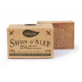 Alepia - Mydło Aleppo z olejem laurowym 25% 200 g