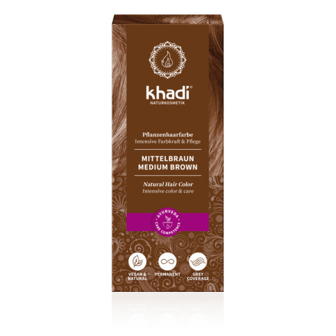 Henna Khadi Popielaty brąz 100 g Henna Khadi Popielaty brąz 100 g