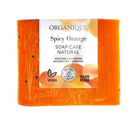 Mydło glicerynowe naturalnie pielęgnujące Spicy Orange 100 g Mydło glicerynowe naturalnie pielęgnujące Spicy Orange 100 g