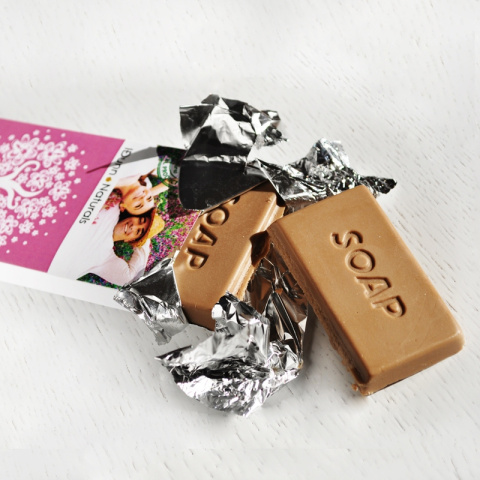 Mydło organiczne Czekolada z orzechami 120 g, produkt rozpakowany