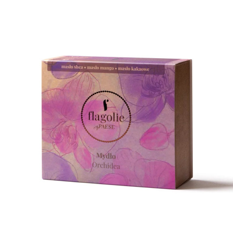 Mydło wegańskie Orchidea 90 g Mydło wegańskie Orchidea 90 g