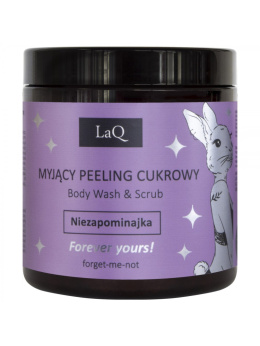 LaQ NNaturalny peeling myjący scrub Króliczka Niezapominajka 220 g