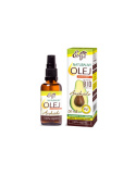 Naturlany olej awokado bio organic /Persea Gratissima Oil/Zwany olejem 7 witamin 50 ml