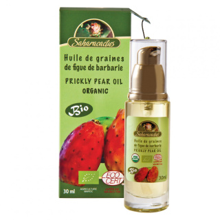 Saharacactus - Olej - z nasion opuncji figowez certyfikatem Ecocert 30 ml z pompką