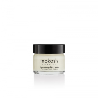 mokosh - Ujędrniający krem do twarzy anti-aging Róża z jagodą 15 ml