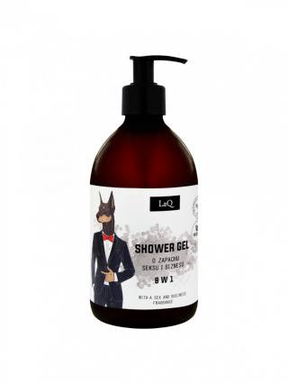 LaQ Żel pod prysznic 8 w 1 Doberman 500 ml