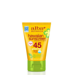 Alba Botanica Hawajski krem przeciwsłoneczny z zieloną herbatą SPF45 118 ml