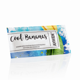 Anwen Saszetka Cool Bananas Bananowa maska ochładzająca kolor do włosów brązowych 10 ml