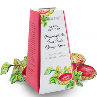 Serum olejowe z witaminami C+E oraz olejami z Opuncji figowej i Inca Inchi 30 ml – Bioetiq