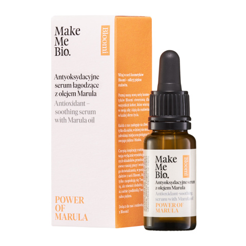 POWER OF MARULA Antyoksydacyjne serum łagodzące z olejem marula 15 ml