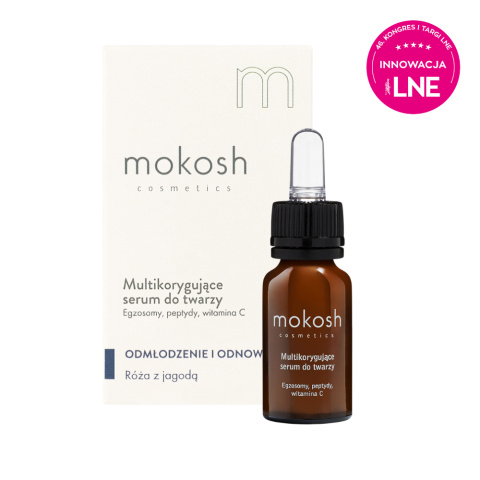 Multikorygujące serum do twarzy egzosomy, peptydy, witamina C 12 ml Multikorygujące serum do twarzy egzosomy, peptydy, witamina C 12 ml