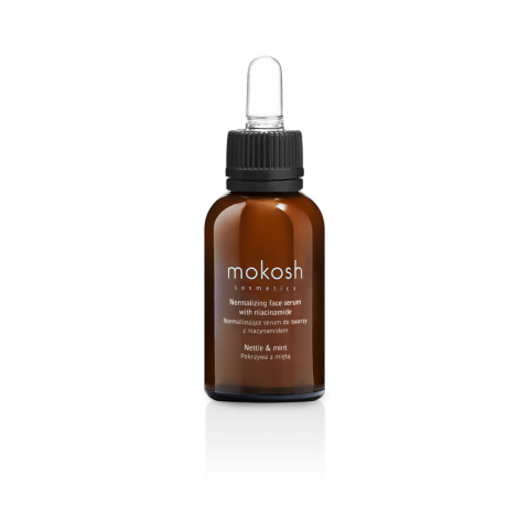 Normalizujące serum do twarzy z niacynamidem Pokrzywa z miętą 30 ml Normalizujące serum do twarzy z niacynamidem Pokrzywa z miętą 30 ml