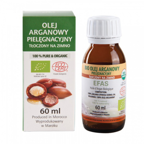 Olej arganowy bio z Ecocert 60 ml Olej arganowy bio z Ecocert 60 ml