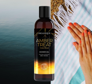 Organique - Żel pod prysznic Amber Treat 250 ml