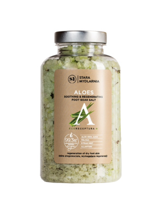 Stara Mydlarnia - Aloes sól do kąpieli stóp 500 g