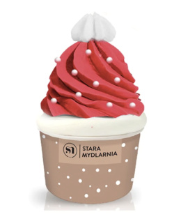 Stara Mydlarnia Muffinka do kąpieli Santa Claus Red 200 g