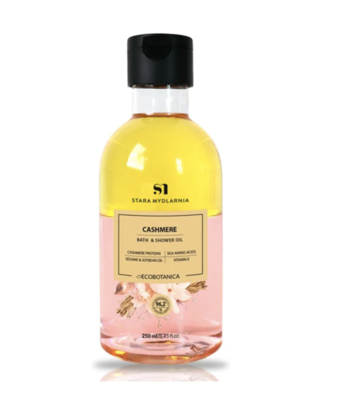 Olejek dwufazowy do kąpieli i pod prysznic Cashmere 250 ml Olejek dwufazowy do kąpieli i pod prysznic Cashmere 250 ml
