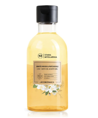 Stara Mydlarnia - Olejek dwufazowy do kąpieli i pod prysznic White musk & Patchouli 250 ml