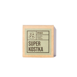 4szpaki - Superkostka myjąca - do ciała, twarzy i włosów 75 g