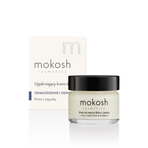 Ujędrniający krem do twarzy anti-aging Róża z jagodą 15 ml Ujędrniający krem do twarzy anti-aging Róża z jagodą 15 ml