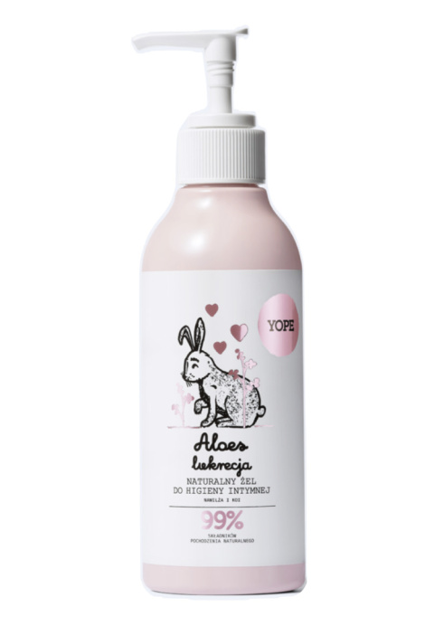Naturalny Żel do higieny intymnej Aloes i Lukrecja 300 ml Naturalny Żel do higieny intymnej Aloes i Lukrecja 300 ml