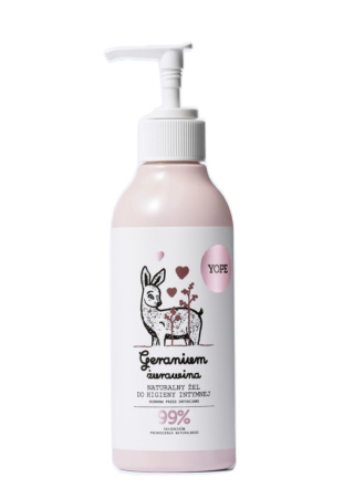 Yope - Naturalny Żel do higieny intymnej Geranium i żurawina 300 ml