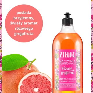 Zielko - Płyn do mycia naczyń Różowy grejpfrut 1l