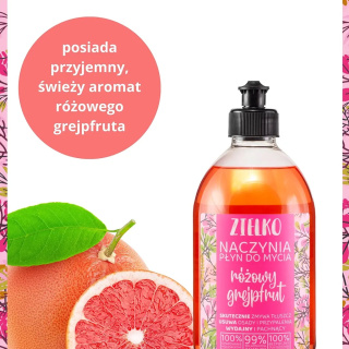 Zielko - Płyn do mycia naczyń Różowy grejpfrut 500 ml