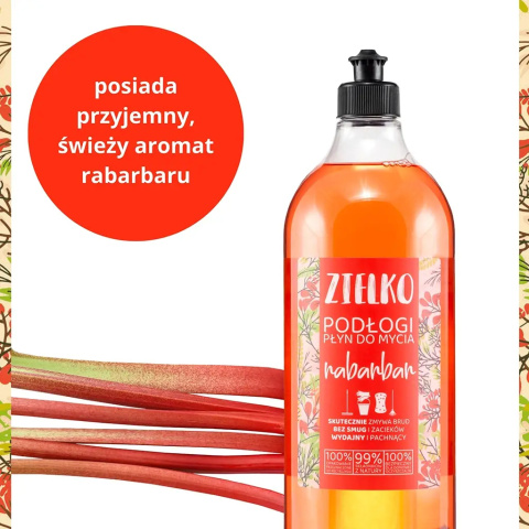 Płyn do mycia podłóg Rabarbar 1l