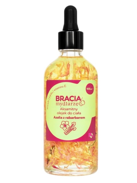 Aksamitny olejek do ciała Azalia z rabarbarem 100 ml – Bracia Mydlarze Aksamitny olejek do ciała Azalia z rabarbarem 100 ml – Bracia Mydlarze