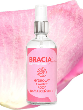 Hydrolat z kwiatów róży damasceńskiej 100 ml – Bracia Mydlarze