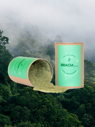 Sól do kąpieli ze spiruliną Las deszczowy 300 g – Bracia Mydlarze