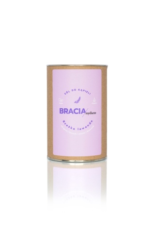 Sól do kąpieli lawendowa z cytrusami Rześka lawenda 300 g – Bracia Mydlarze