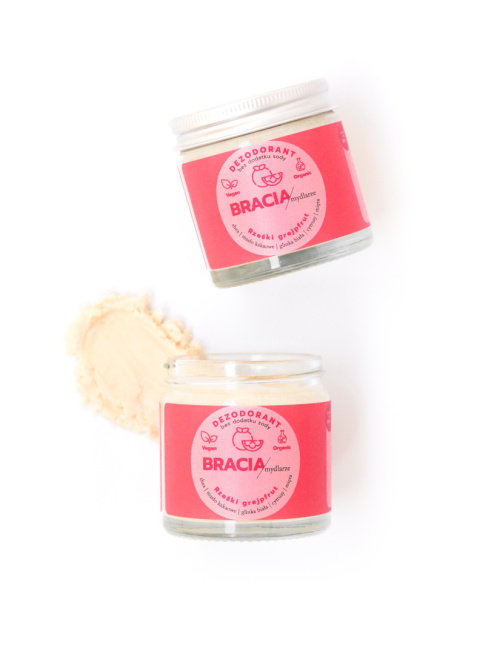 BRACIA mydlarze - Uniwersalny dezodorant w kremie Rześki grejpfrut 60 ml BRACIA mydlarze - Uniwersalny dezodorant w kremie Rześki grejpfrut 60 ml