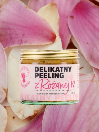 Delikatny Peeling z Różanej 12 250 ml – Manufaktura Bursztynnika