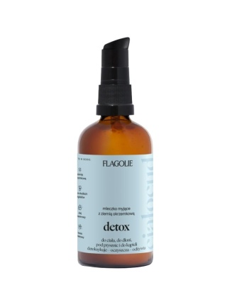Detox – mleczko myjące z ziemią okrzemkową 100 ml – Flagolie