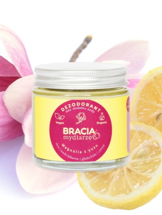 Dezodorant w kremie Magnolia z yuzu 60 ml – Bracia Mydlarze