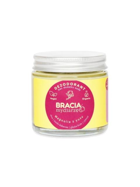 Dezodorant w kremie Magnolia z yuzu  60 ml – Bracia Mydlarze