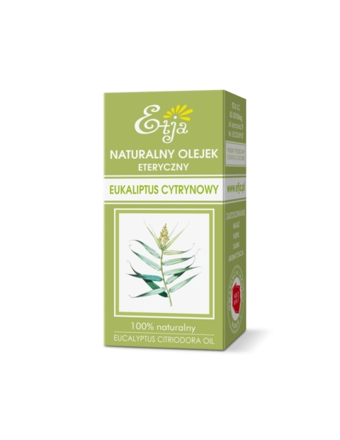 Naturalny olejek Eukaliptus Cytrynowy (Citriodora) / Eucalyptus Citriodora Oil/ 10 ml – Etja