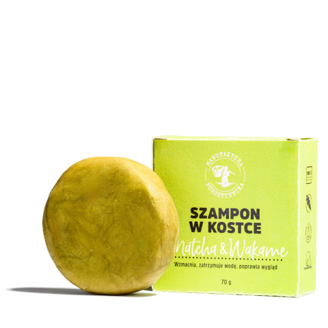 Szampon w kostce Matcha & Wakame 70 g Szampon w kostce Matcha & Wakame 70 g