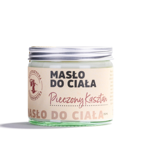 Masło do ciała Pieczony kasztan 120 mlMasło do ciała Pieczony kasztan 120 ml – pielęgnacja skóry, odżywienie i regeneracja Masło do ciała Pieczony kasztan 120 mlMasło do ciała Pieczony kasztan 120 ml – pielęgnacja skóry, odżywienie i regeneracja