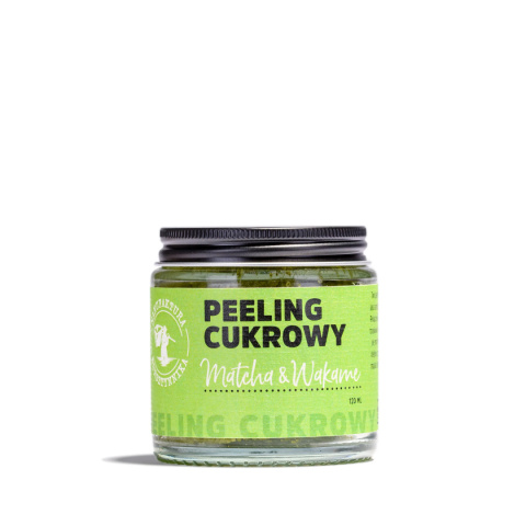 Manufaktura Bursztynnika - Peeling cukrowy Matcha & Wakame120 ml Manufaktura Bursztynnika - Peeling cukrowy Matcha & Wakame120 ml
