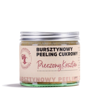 Peeling cukrowy Pieczony Kasztan 120 ml – Manufaktura Bursztynnika